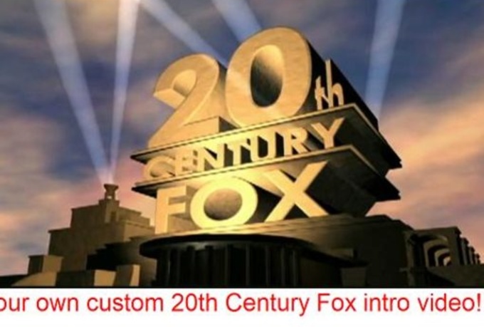 20th century fox custom text